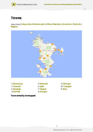 example page 4 from our offline Travel Guide for Mayotte