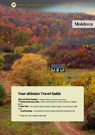 example page 0 from our offline Travel Guide for Moldova