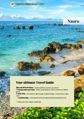 example page 0 from our offline Travel Guide for Nauru