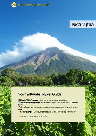 example page 0 from our offline Travel Guide for Nicaragua