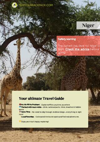 example page 0 from our offline Travel Guide for Niger