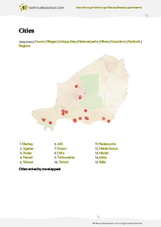 example page 4 from our offline Travel Guide for Niger