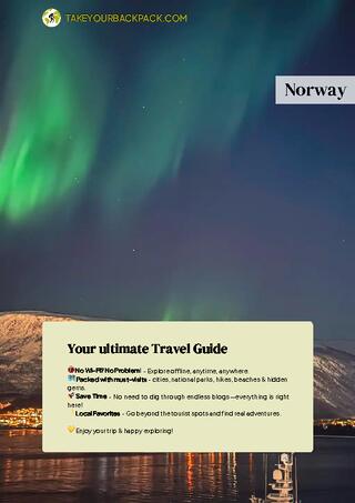 example page 0 from our offline Travel Guide for Norway
