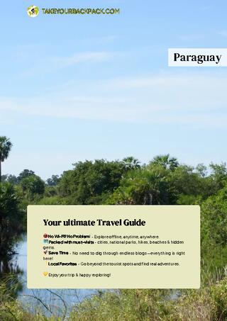 example page 0 from our offline Travel Guide for Paraguay