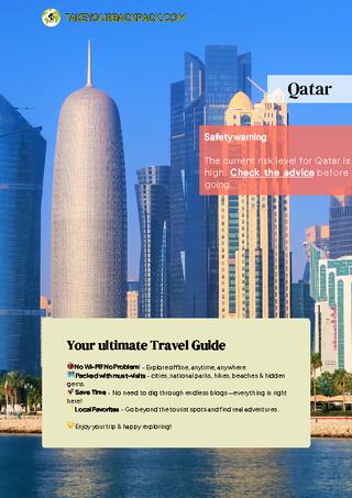 example page 0 from our offline Travel Guide for Qatar