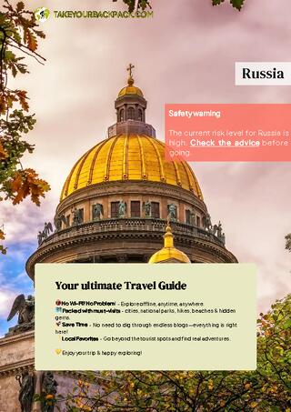example page 0 from our offline Travel Guide for Russia
