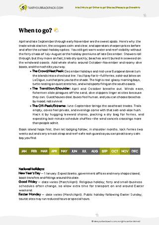 example page 1 from our offline Travel Guide for Seychelles