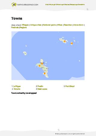 example page 4 from our offline Travel Guide for Seychelles