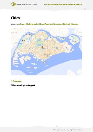 example page 4 from our offline Travel Guide for Singapore