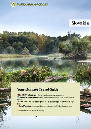 example page 0 from our offline Travel Guide for Slovakia