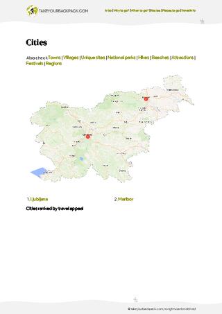 example page 4 from our offline Travel Guide for Slovenia