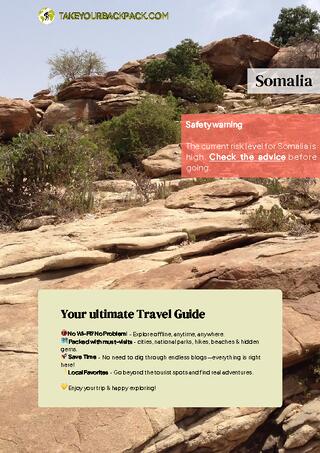 example page 0 from our offline Travel Guide for Somalia