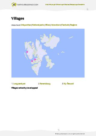 example page 4 from our offline Travel Guide for Svalbard