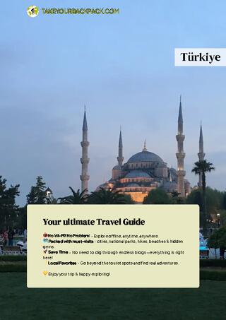 example page 0 from our offline Travel Guide for Türkiye
