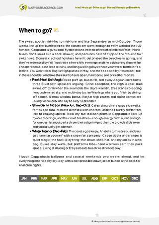 example page 1 from our offline Travel Guide for Türkiye
