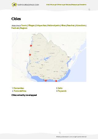 example page 4 from our offline Travel Guide for Uruguay