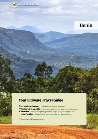 example page 0 from our offline Travel Guide for Benin