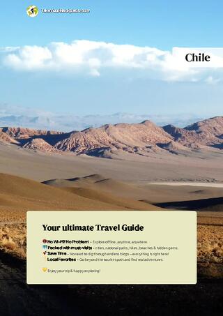 example page 0 from our offline Travel Guide for Chile