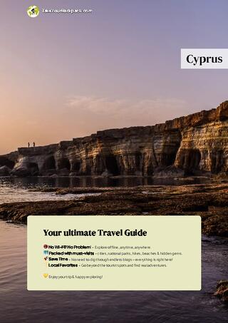 example page 0 from our offline Travel Guide for Cyprus