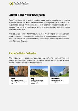 example page 1 from our offline Travel Guide for Monaco