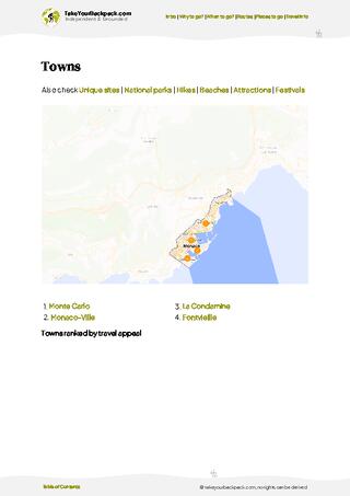 example page 6 from our offline Travel Guide for Monaco