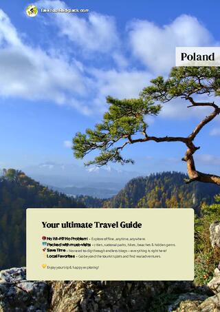 example page 0 from our offline Travel Guide for Poland
