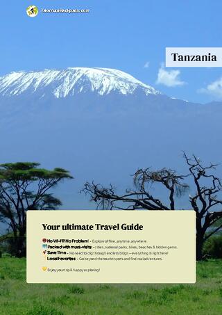 example page 0 from our offline Travel Guide for Tanzania