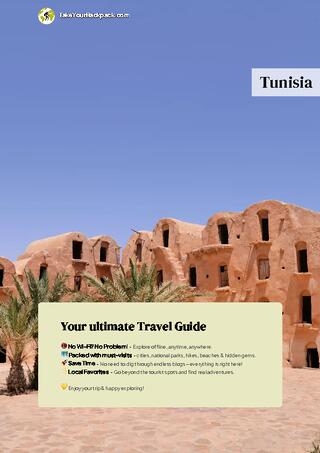 example page 0 from our offline Travel Guide for Tunisia