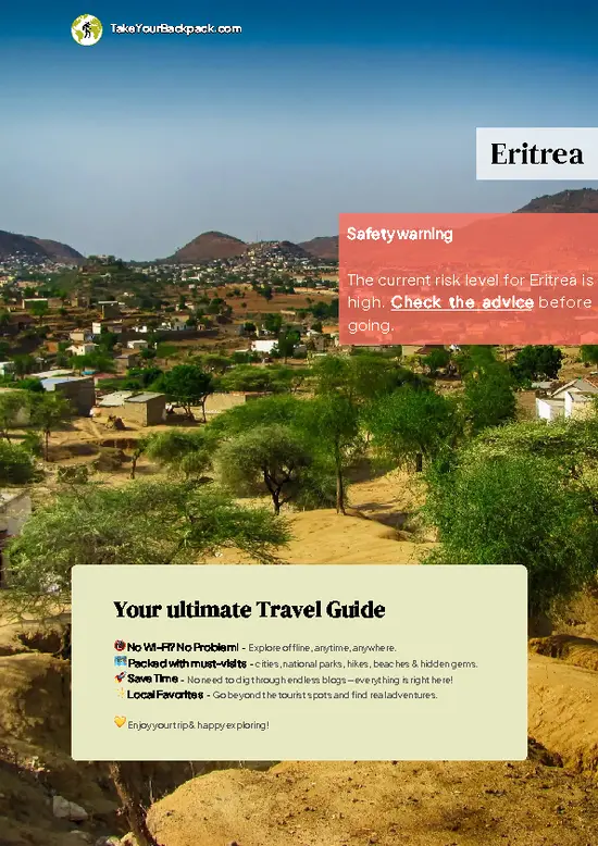 example page 0 from our offline Travel Guide for Eritrea