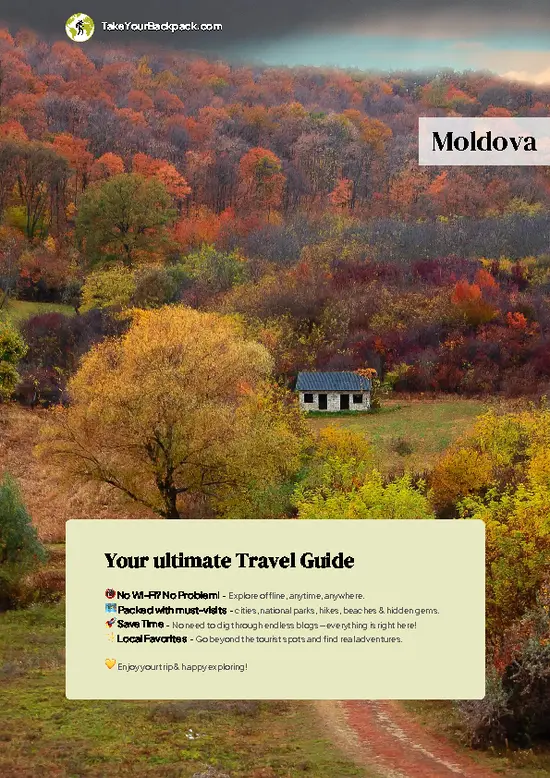 example page 0 from our offline Travel Guide for Moldova
