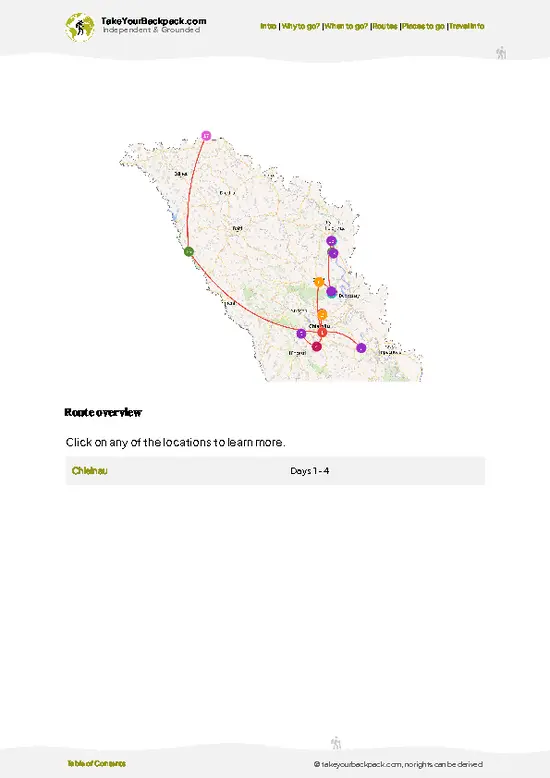 example page 4 from our offline Travel Guide for Moldova