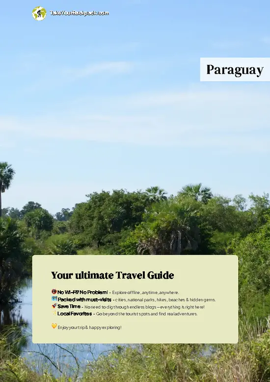 example page 0 from our offline Travel Guide for Paraguay