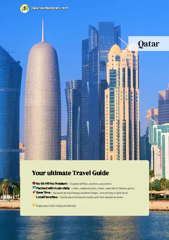 example page 0 from our offline Travel Guide for Qatar