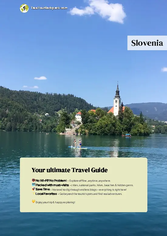 example page 0 from our offline Travel Guide for Slovenia