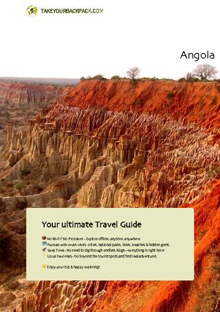 example page 0 from our offline Travel Guide for Angola
