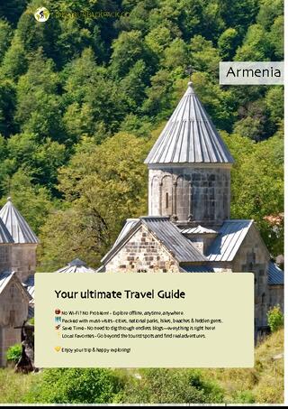 example page 0 from our offline Travel Guide for Armenia