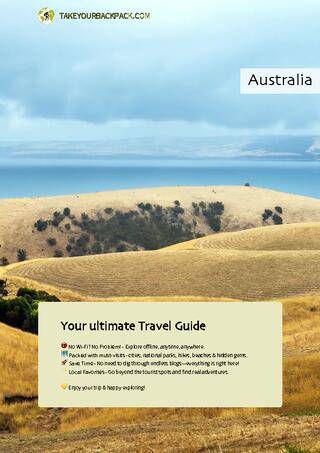example page 0 from our offline Travel Guide for Australia