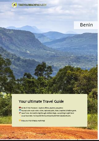 example page 0 from our offline Travel Guide for Benin