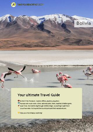 example page 0 from our offline Travel Guide for Bolivia