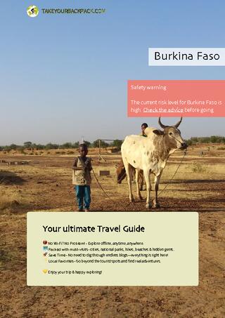 example page 0 from our offline Travel Guide for Burkina Faso