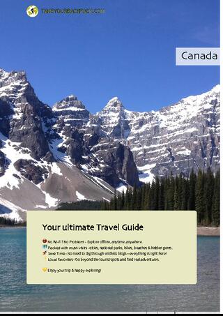 example page 0 from our offline Travel Guide for Canada