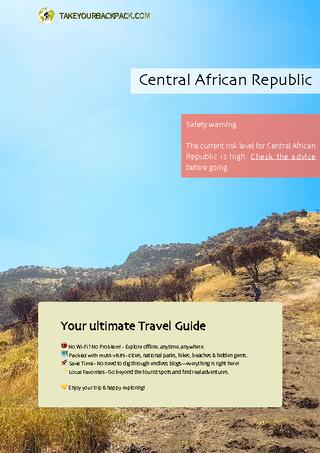 example page 0 from our offline Travel Guide for Central African Republic