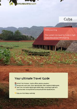 example page 0 from our offline Travel Guide for Cuba
