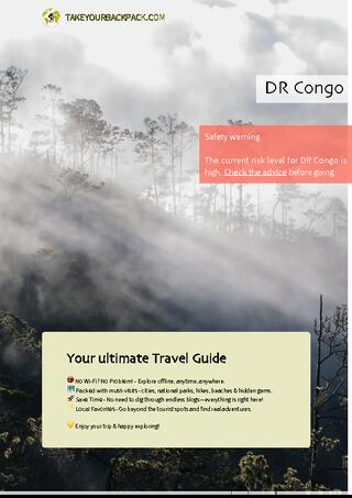 example page 0 from our offline Travel Guide for Democratic Republic of the Congo