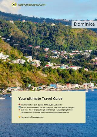 example page 0 from our offline Travel Guide for Dominica
