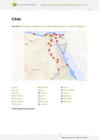 example page 3 from our offline Travel Guide for Egypt