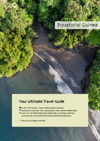 example page 0 from our offline Travel Guide for Equatorial Guinea