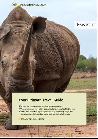 example page 0 from our offline Travel Guide for Eswatini