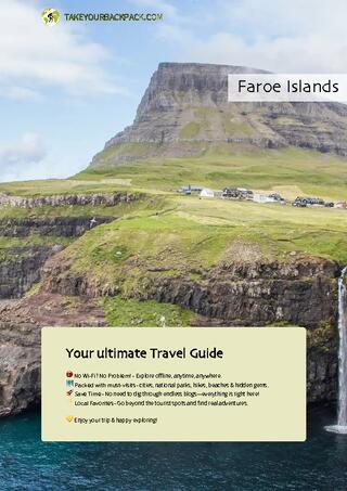 example page 0 from our offline Travel Guide for Faroe Islands
