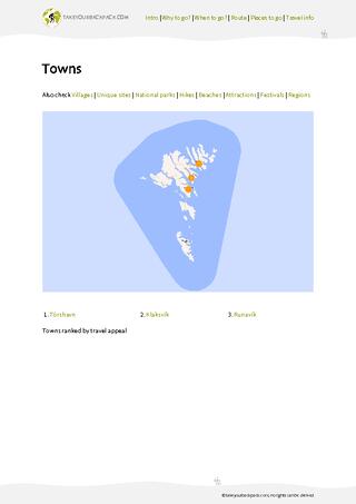 example page 3 from our offline Travel Guide for Faroe Islands